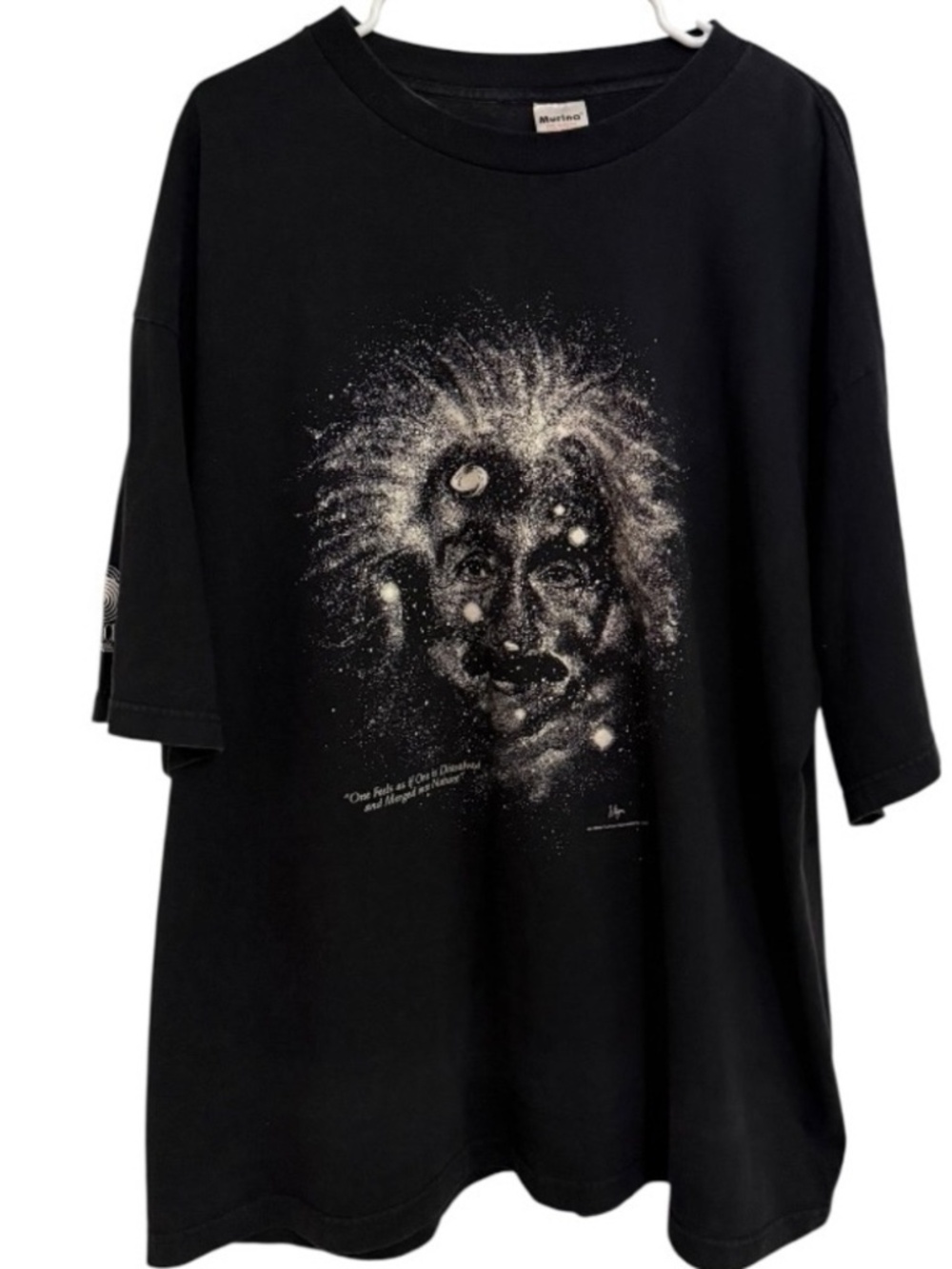 Murina Vintage 1993 Albert Einstein Glow In The Dark Smithsonian 3XL Tee
